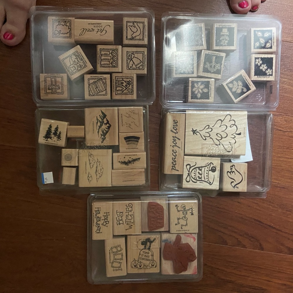 Rubber Stamps, $8 per set